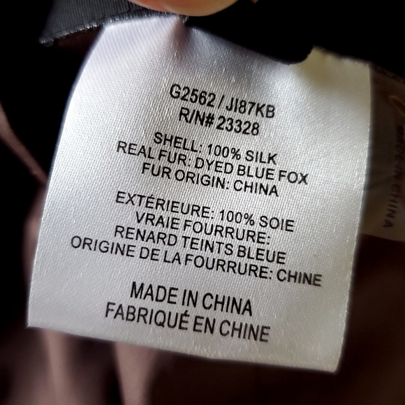 George Simonton Couture Reversible Genuine Fox Fur Brown Jacket Women's Medium - Picture 7 of 16